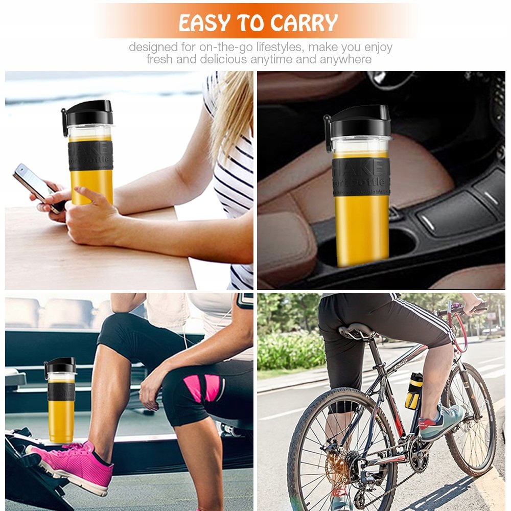 WAWORIO Mikser Smoothie 700W Wielofunkcyjny Z Blenderem i Butelką 570ml — miniatura 7