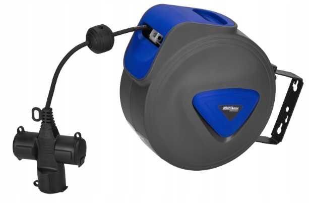 Prodlužovací Kabel S Automatickým Navíječem 3x1,5 mm 15 m Kraft&dele