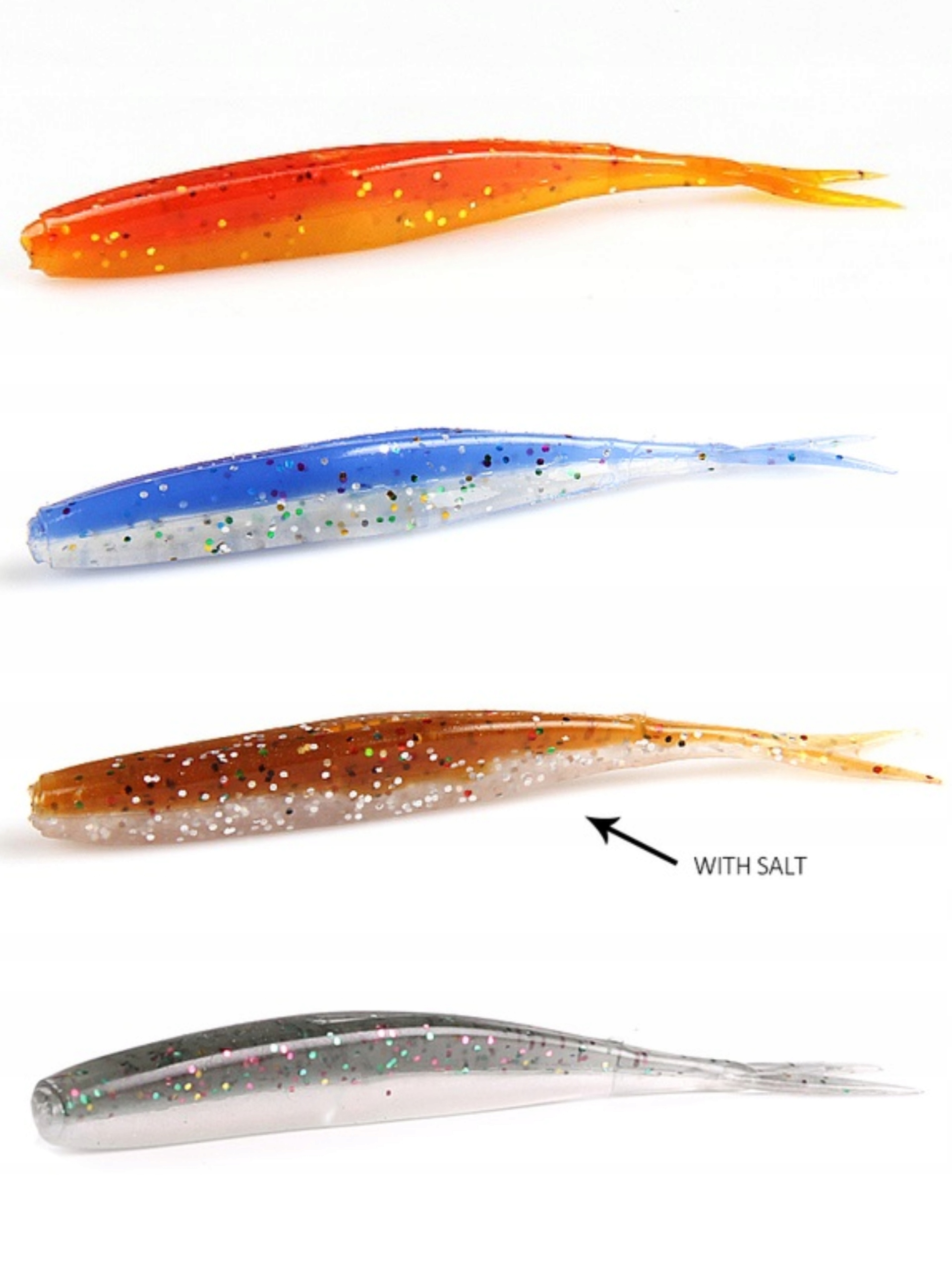 GUMA JASKÓŁKA 7,5cm/1,8g ZESTAW 4 SZTUKI ŁOWNE!