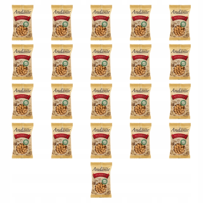 Andante Mini biszkopty 120g X21