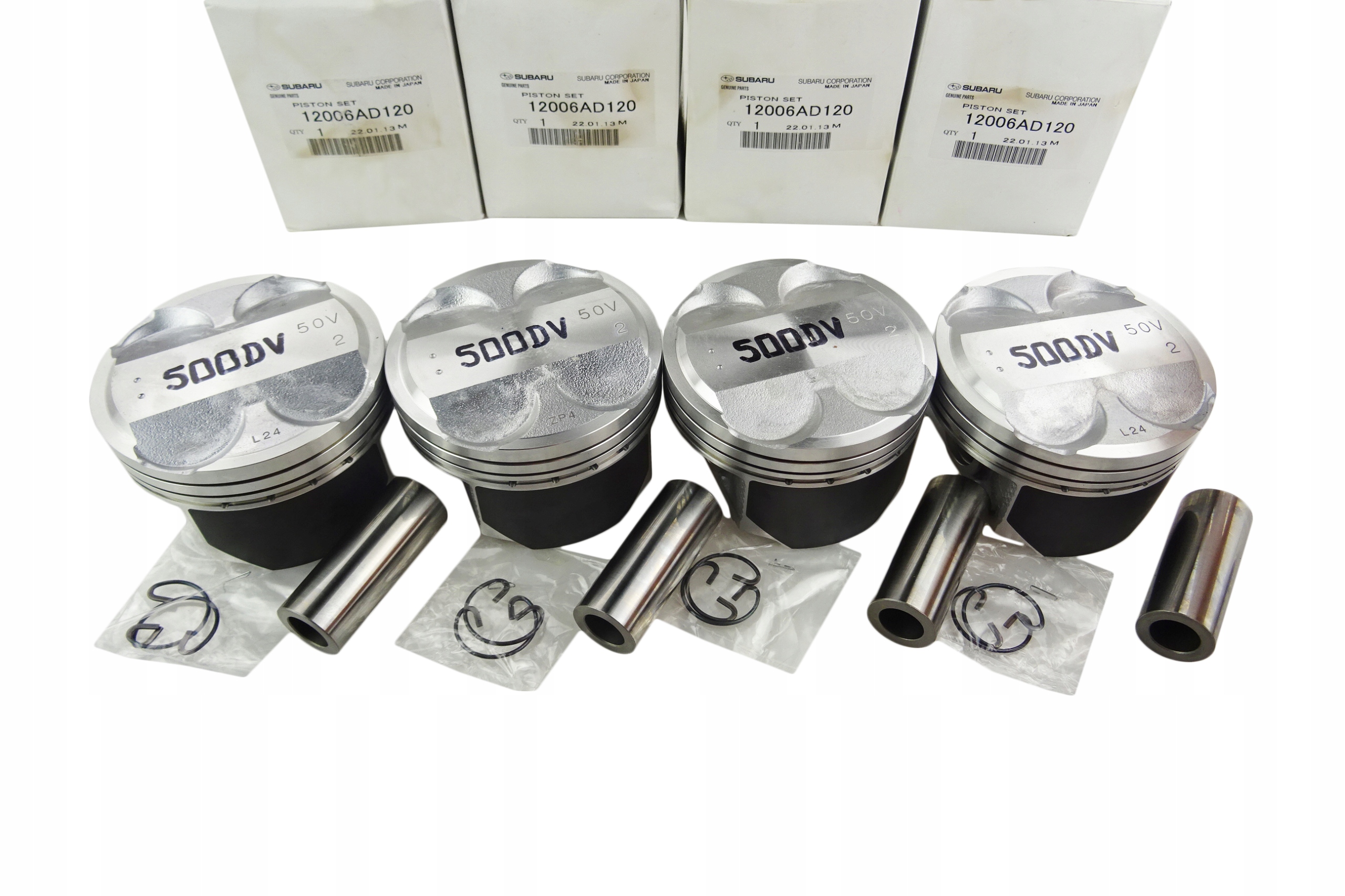 12006AD120 - SUBARU поршень поршни двигателя 2.0 L 20R EJ204 + 0.50 x4