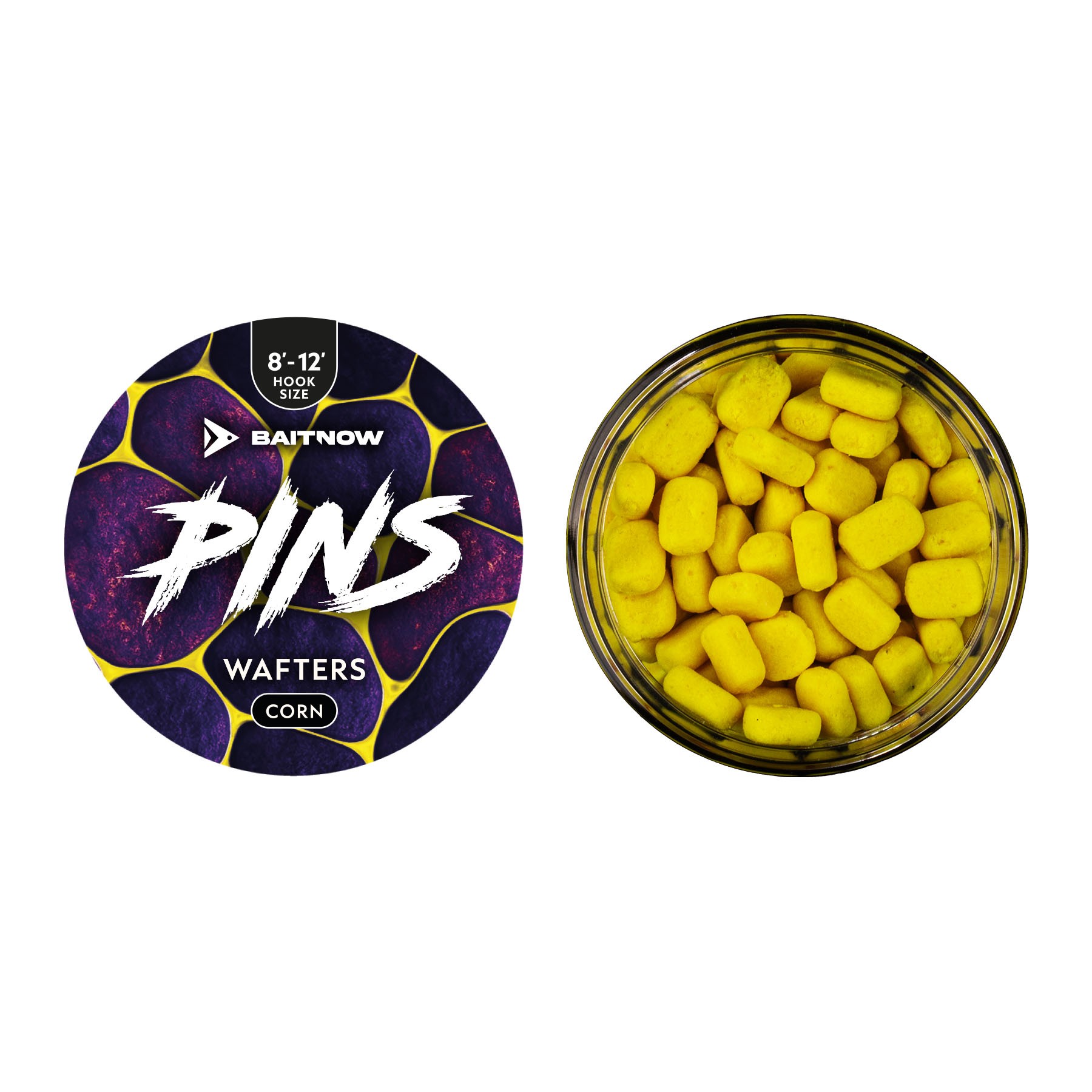 Baitnow Przynęta Wafters Method Feeder Pins Corn roz 8-12 BNW0007