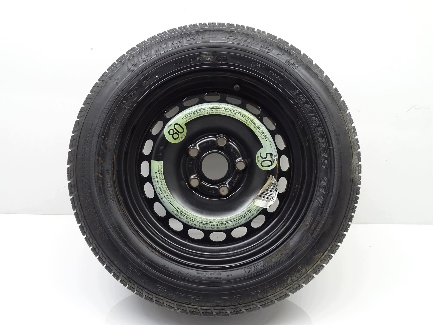roue roue de secours roue de secours AUDI A4 B6 B7 A6 C5 195/65/15 R15 ET33 8E0601027E