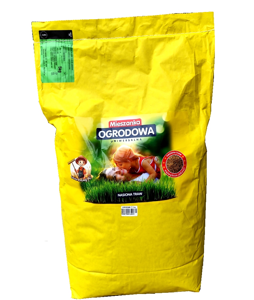 TRAWA MIESZANKA OGRODOWA UNIWERSALNA 5 kg KALNAS , trawniki