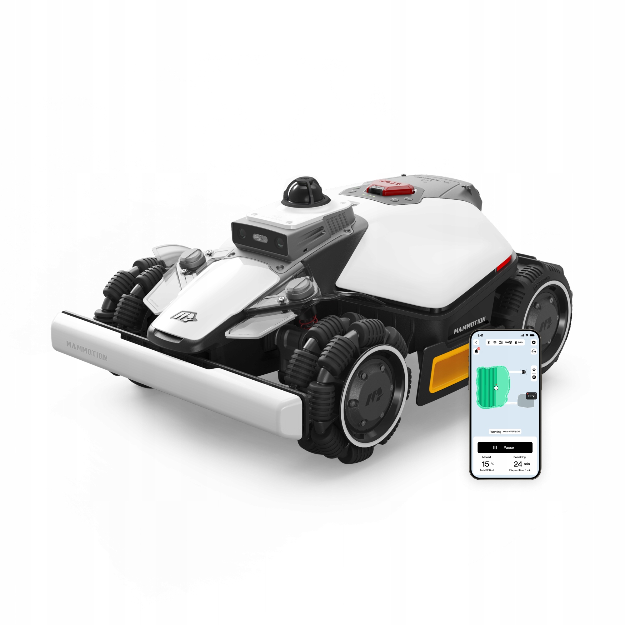Robotická sekačka Mammotion Luba mini 2 Awd 1500 s LiDAR Kamerou Ai Bez Odkazu