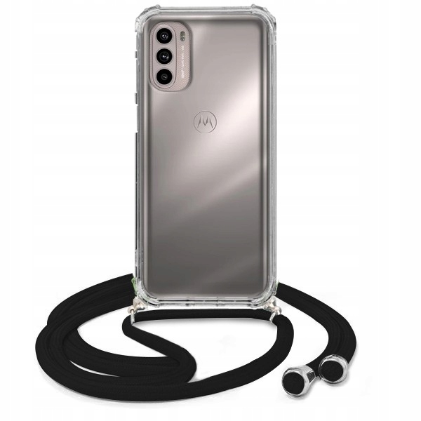 

Etui Crossbody Motorola G41 4G Czarny Sznurek Case
