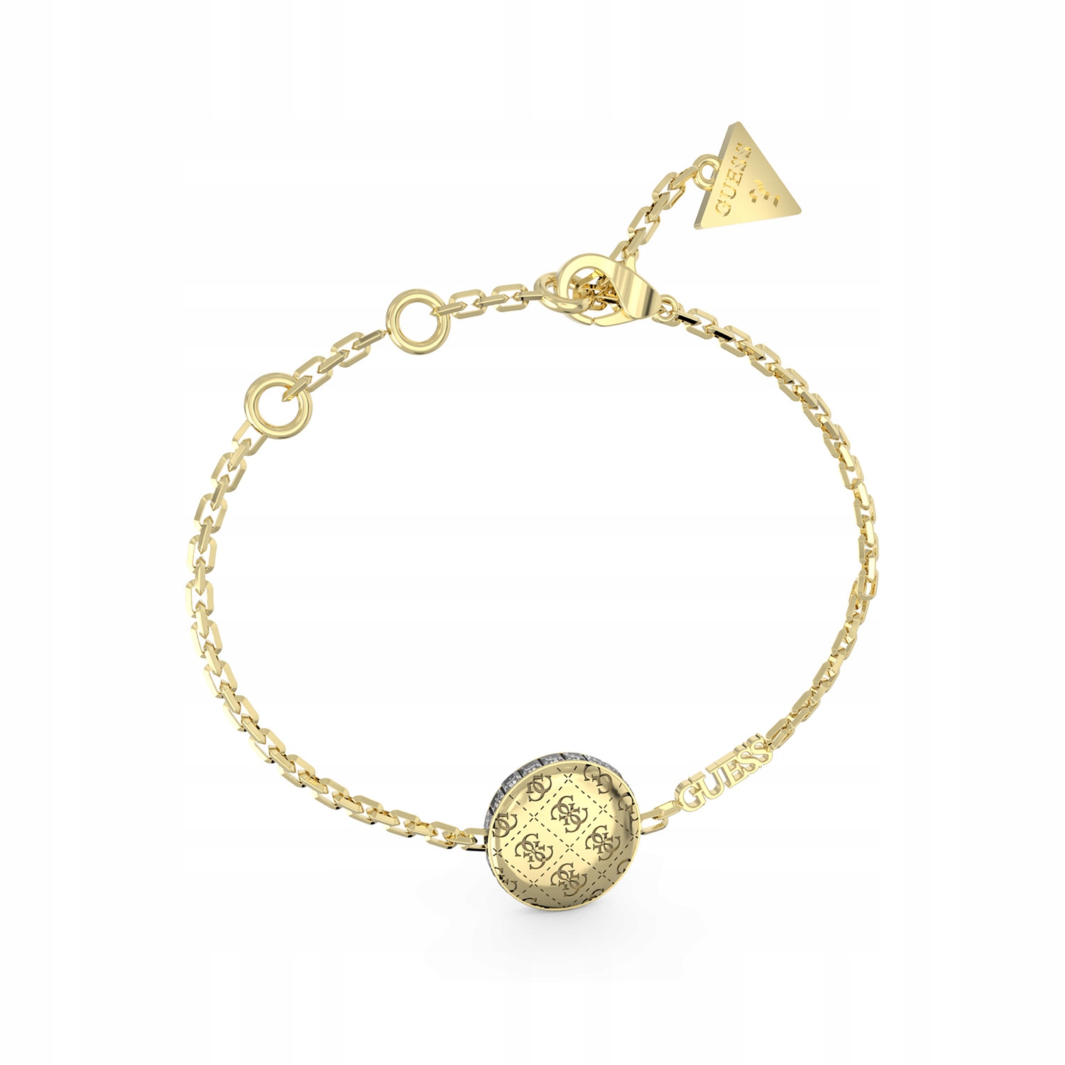 Dámský zlatý náramek Guess s kroužkem