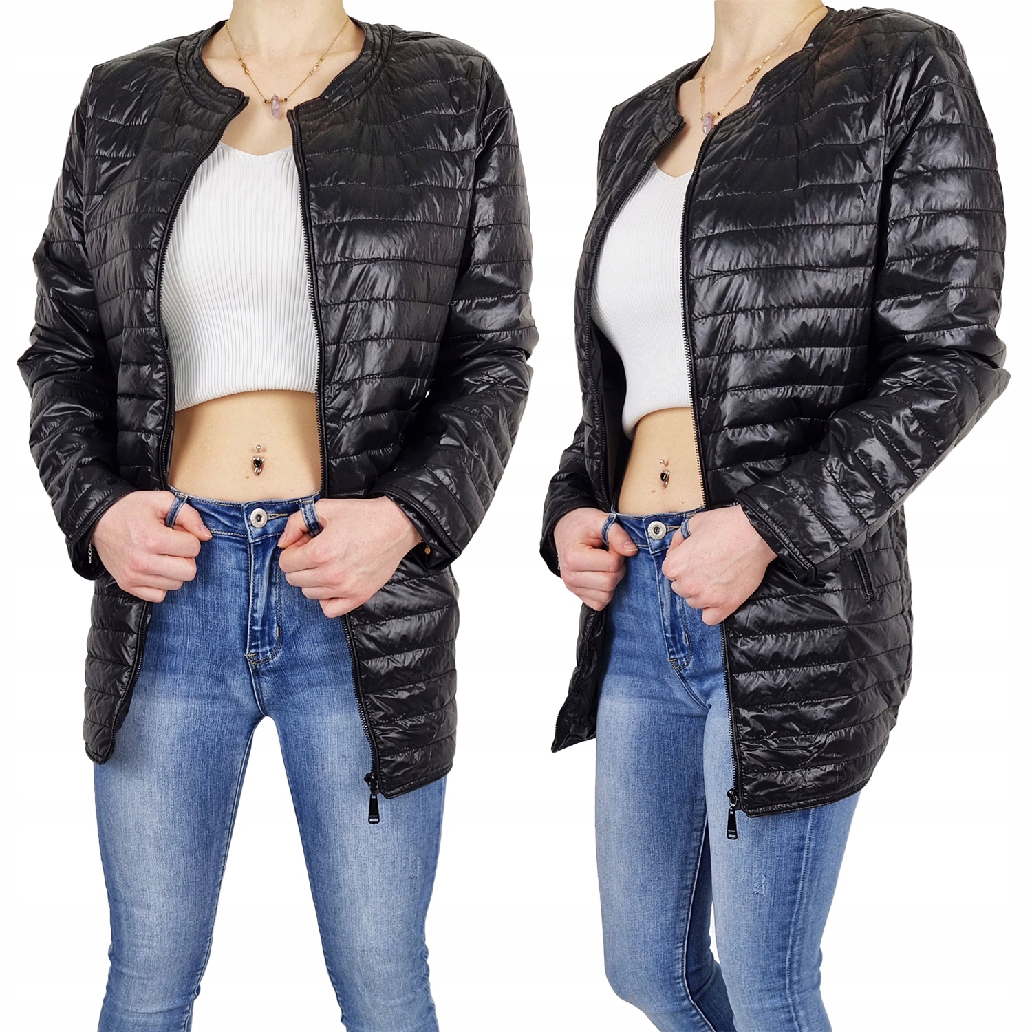 Damska Kurtka Pikowana Plus Size