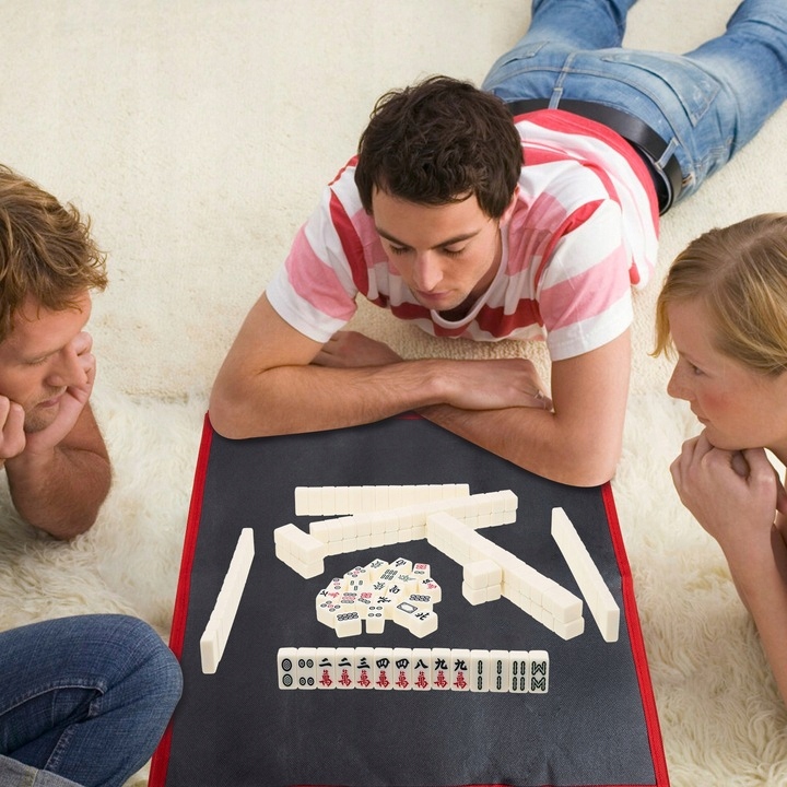 2023 NOWY ZESTAW MAHJONGA CHIŃSKA GRA MAHJONG GRY Typ Dodatek