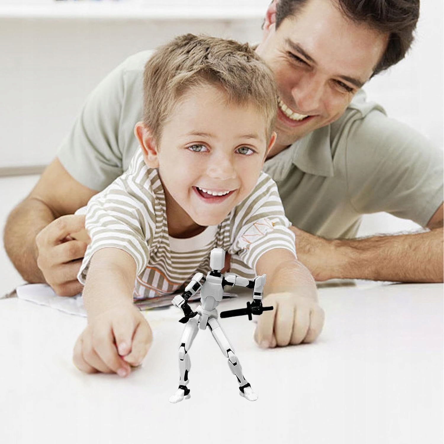 DUMMY WIELOPRZEGUBOWY RUCHOMY ROBOT DRUKOWANY MANEKIN 3D TOYSLUCKY 13 TOY Typ figurka