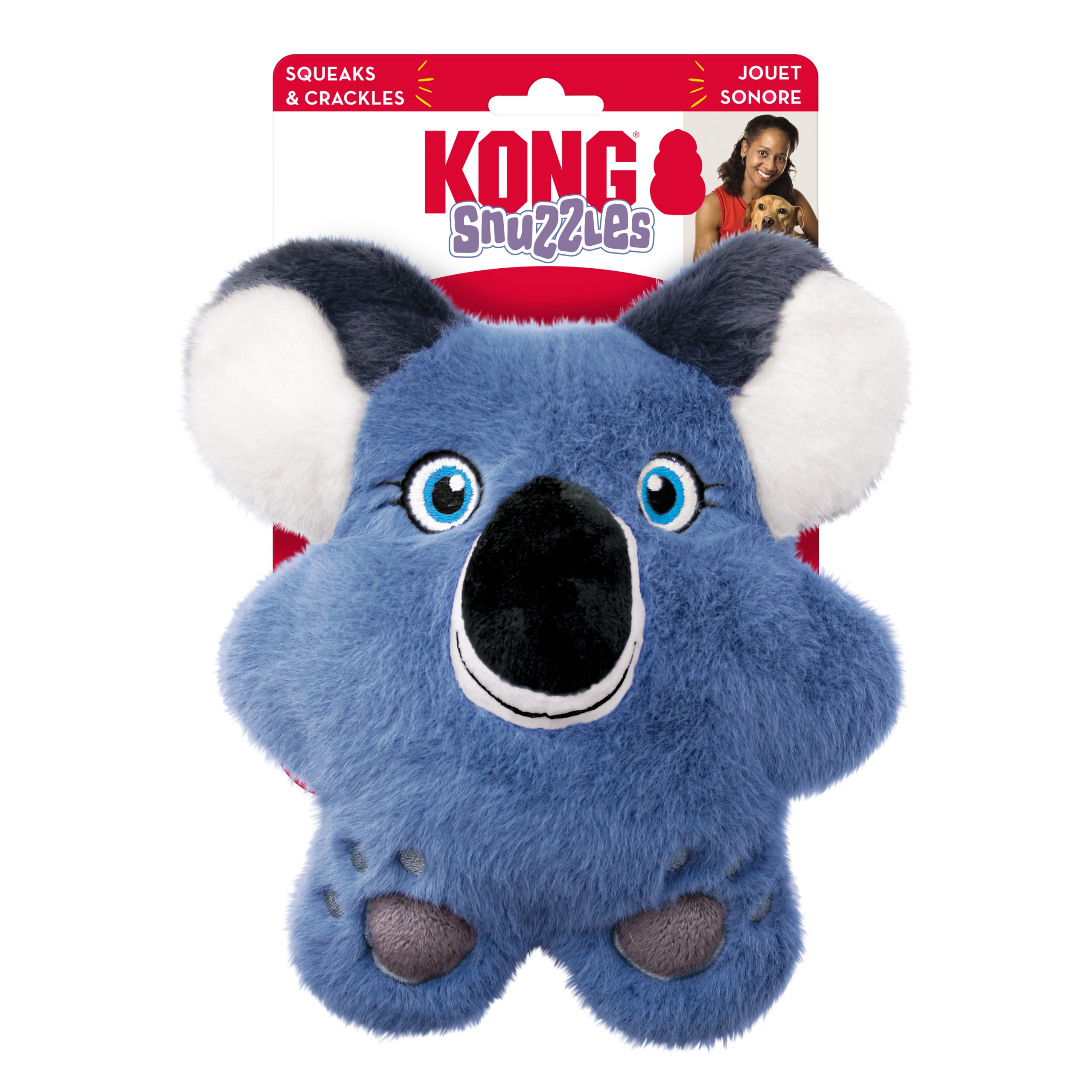 2x Hračka pro psy Kong Snuzzles Koala