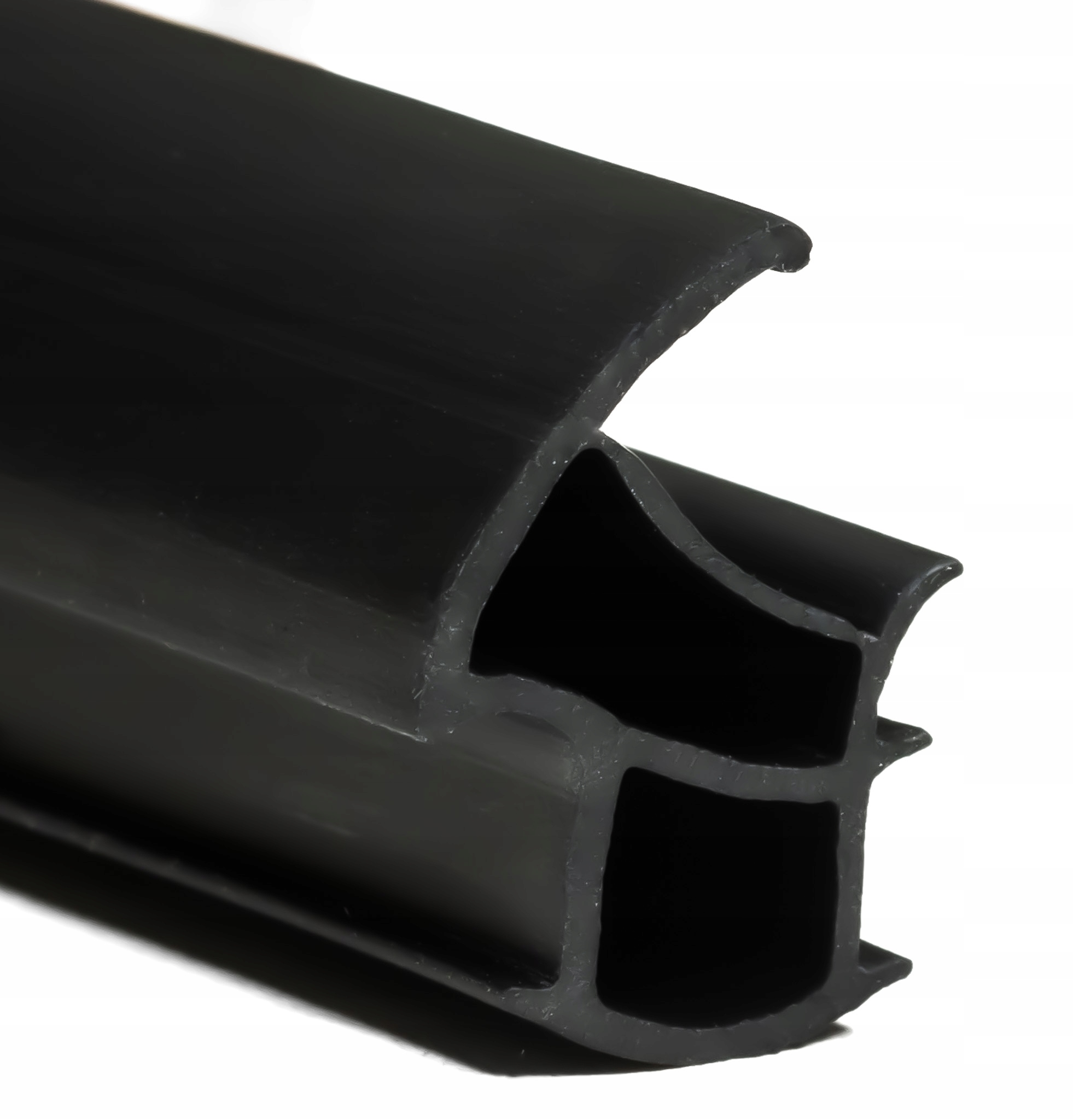 USZCZELKA CZARNA do drzwi STALOWYCH METALOWYCH ościeżnica próg 5 mb