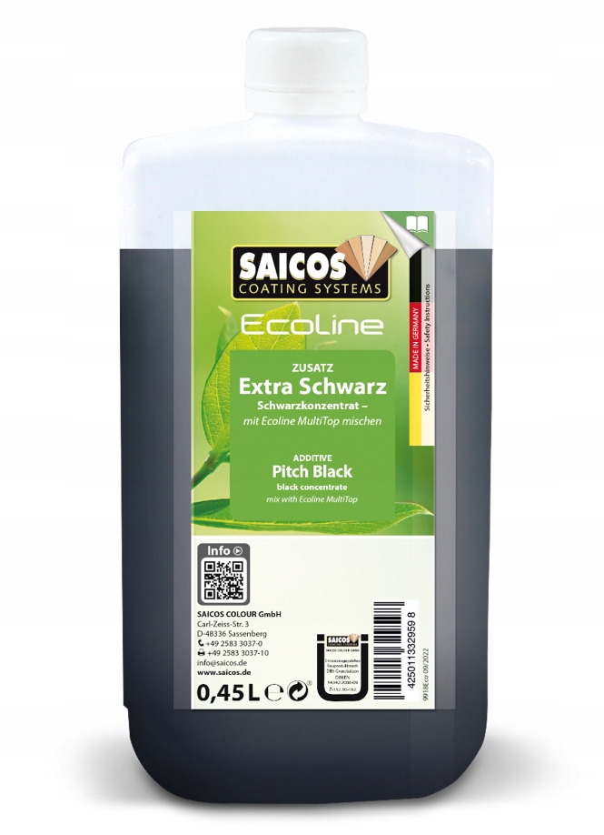 SAICOS MultiTop EXTRA Czarny do lakieru 9918 0,45L