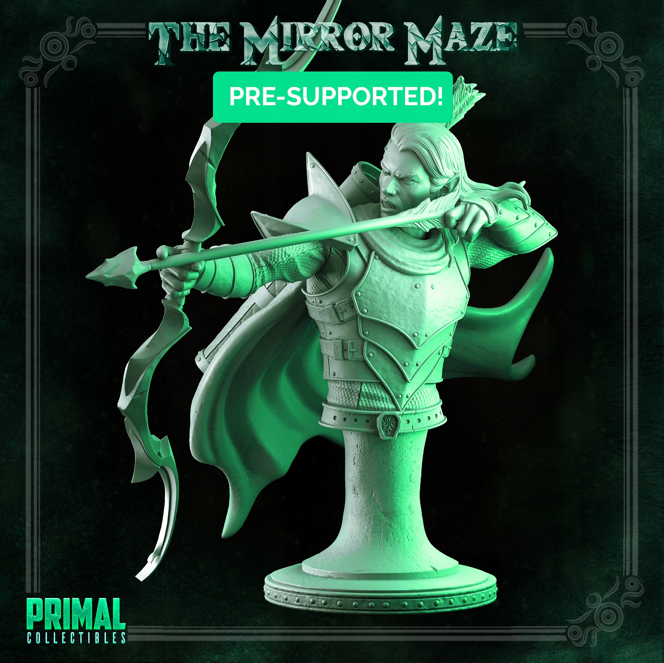 Busta elfa Haggara Primal Collectibles