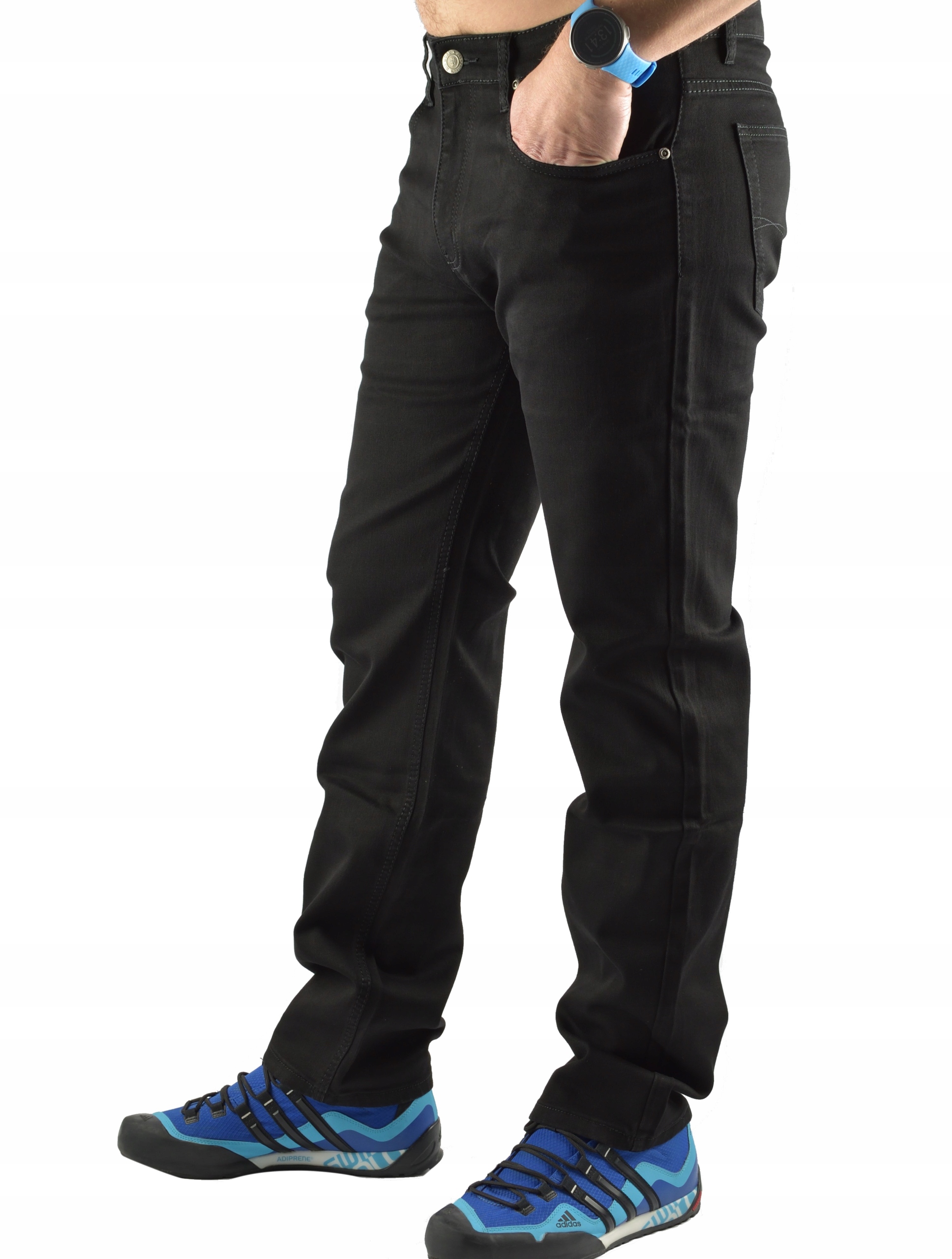 Spodnie Męskie Big more Jeansy Czarne W33/L30