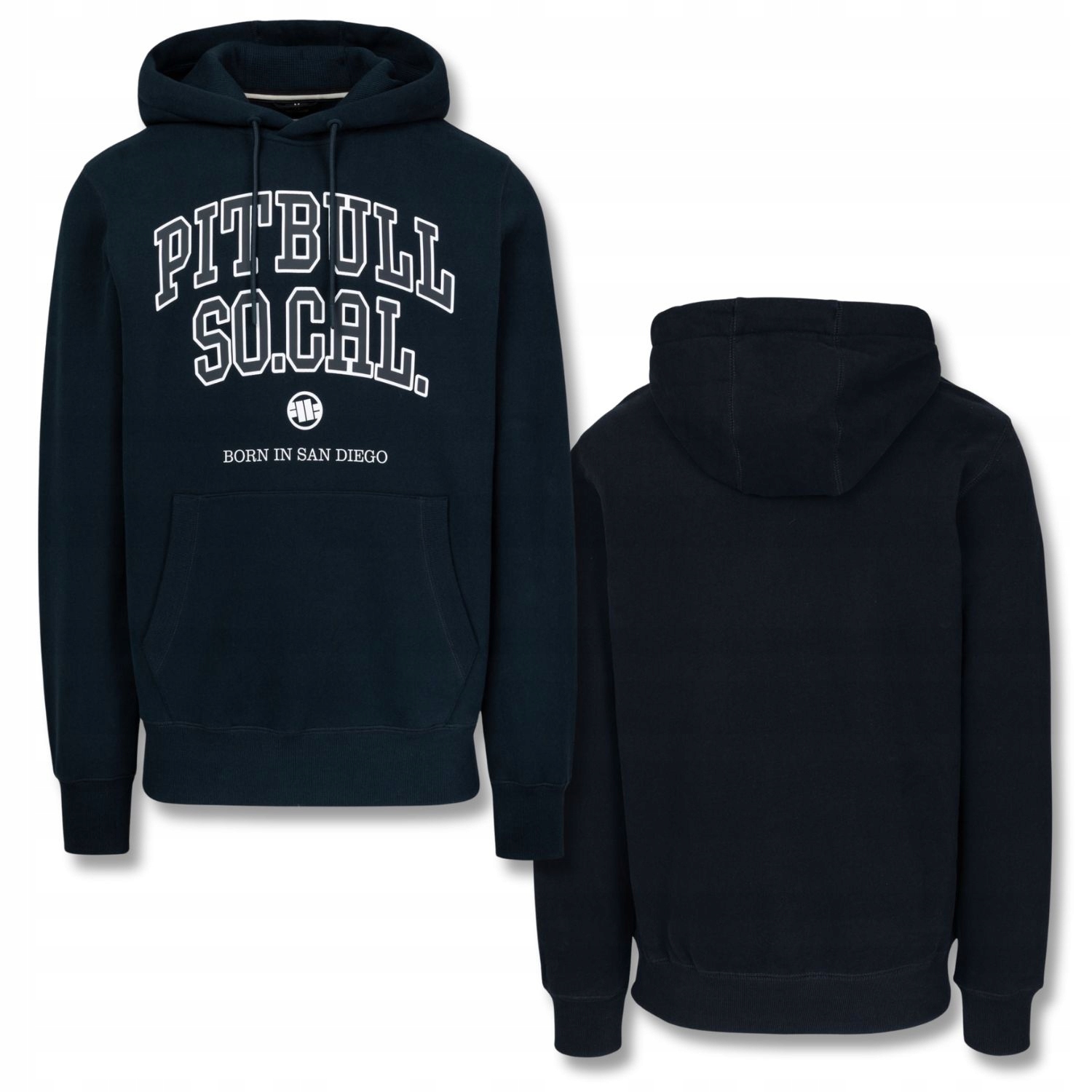 Pánská mikina mikina s kapucí Pitbull So Cal, rovný Střih ležérní a pohodlná