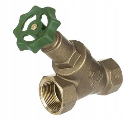 Zawór skośny DN25, typ 1501, gwint wewnętrzny 1" Gebo