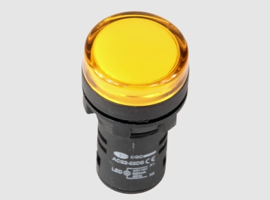 

Lampka kontrolka sterownicza 230V fi22 żółta