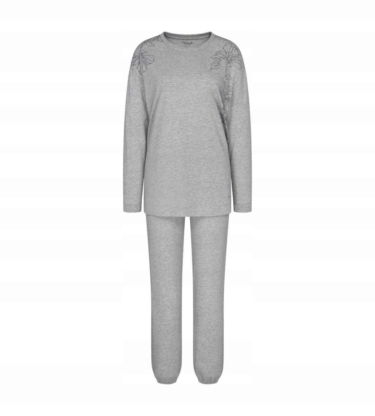 Dámské pyžamo Triumph Endless Comfort Pk 01 Lsl Šedé 38
