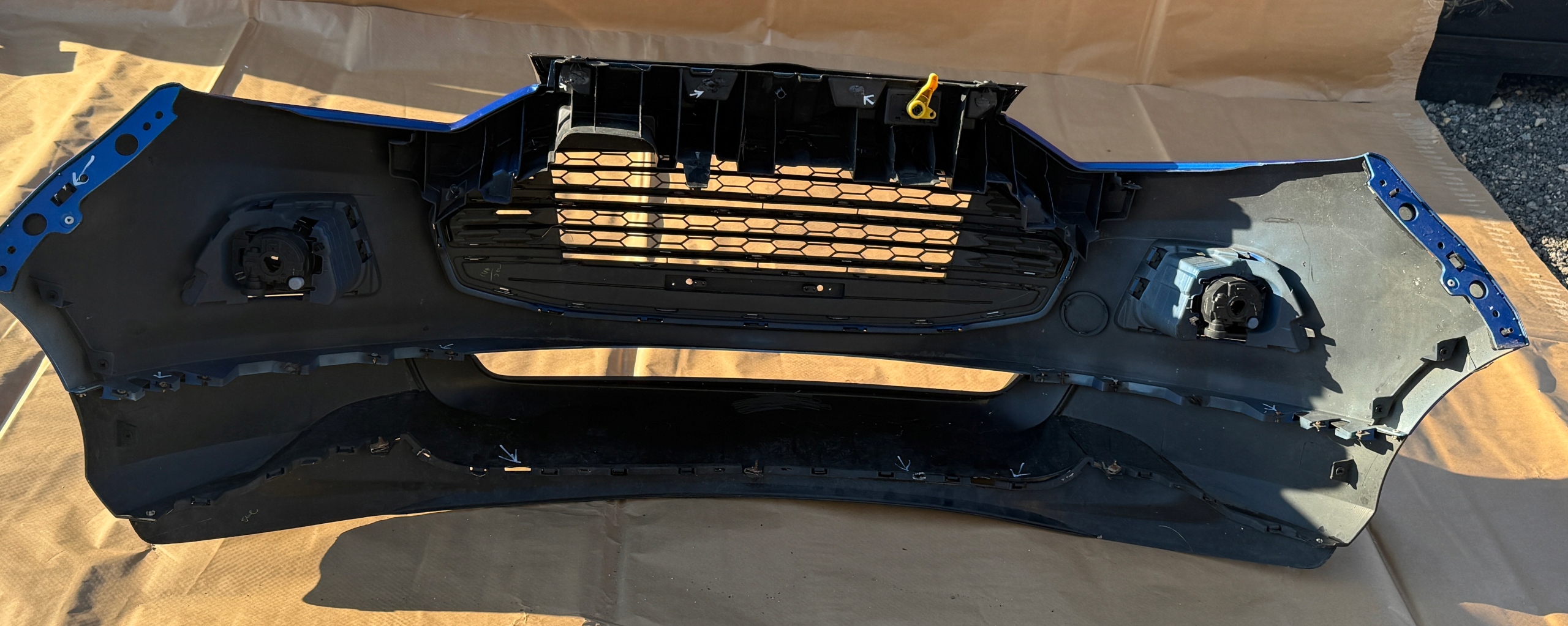 FORD ECOSPORT 2012-2017 bumper front complete blue METALIK