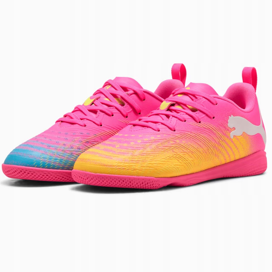 Puma Future 9 Play Jr It [34] Dětské halové boty růžové