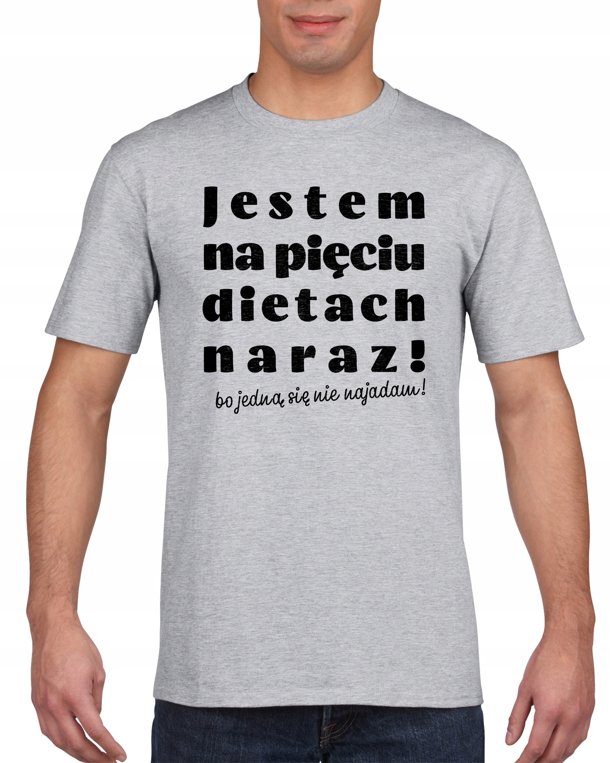 

Koszulka męska Piec Diet Na Raz s S