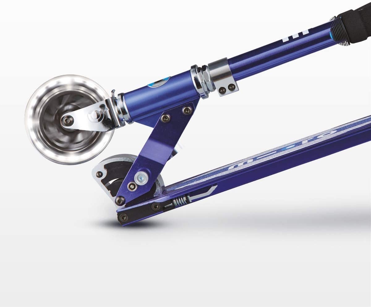 Hulajnoga MICRO SPRITE Aluminiowa blue stripe LED Rodzaj klasyczne