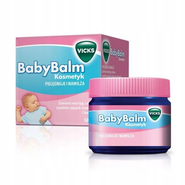 

Vicks BabyBalm maść z olejkami przy katarku 50 g