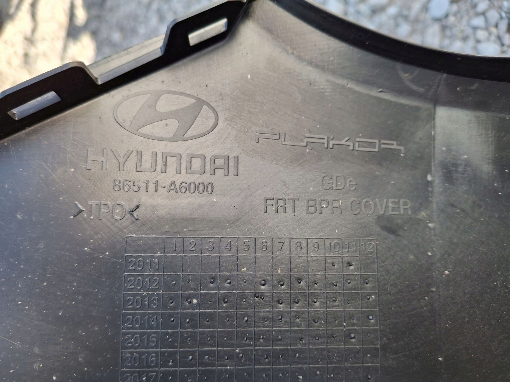 front bumper HYUNDAI I30 II 2012R->