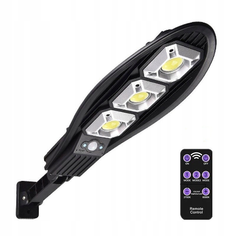 

Lampa Solarna Uliczna Latarnia Led Uchwyt Pilot