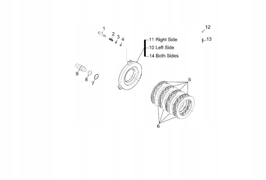 DANA SPICER 734.07.610.04 - TARCZA HAMULCOWA Producent części Dana