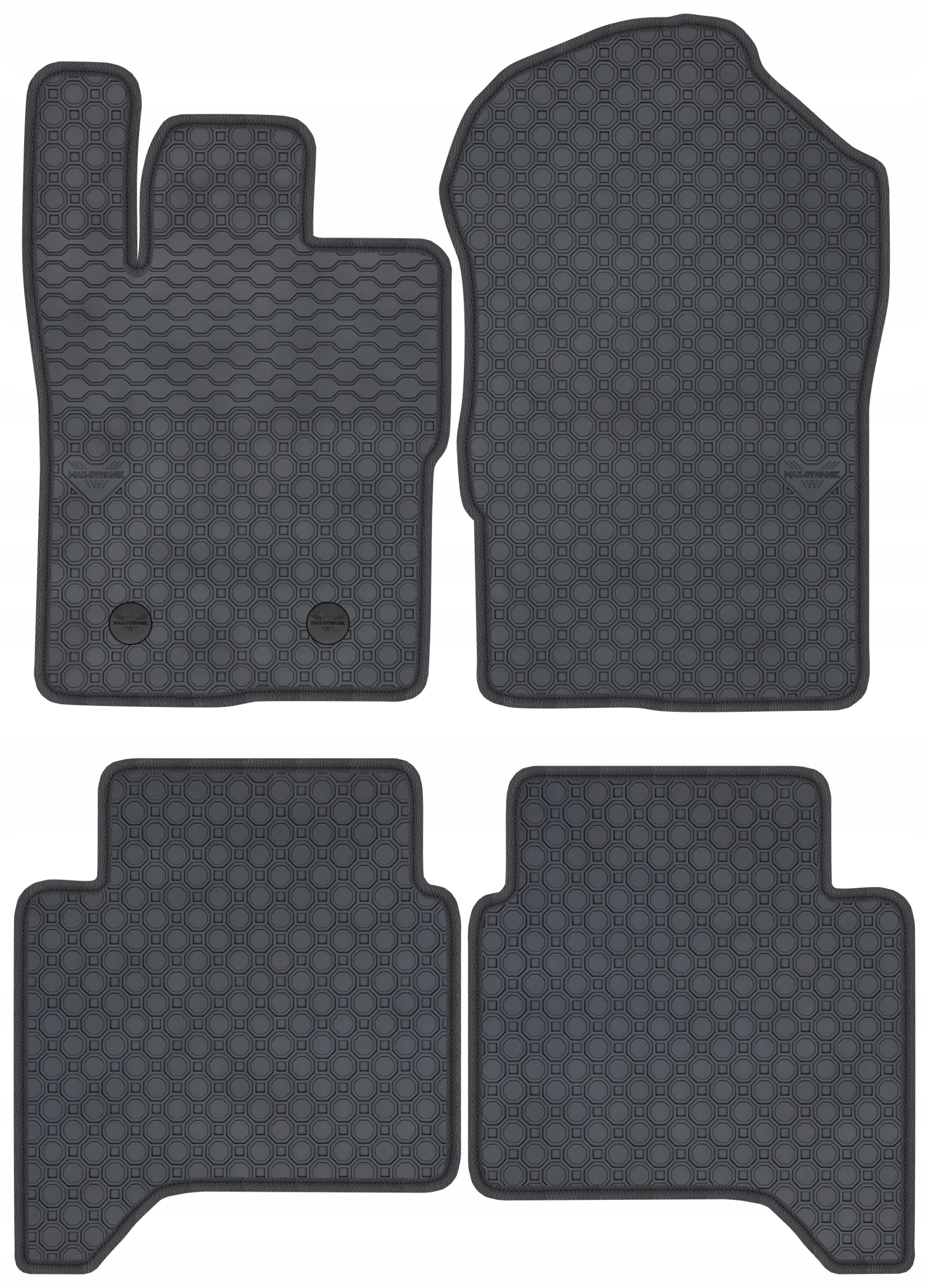 Ford Ranger VI 2023 Dywanik gumowe PrimeLiner - Czarne Producent Max-Dywanik