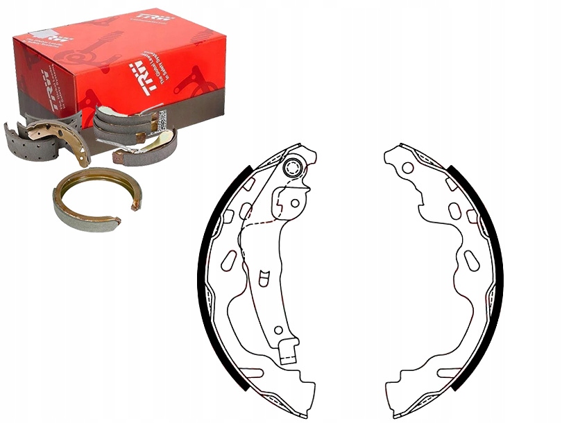 TRWGS8480 Brzdové Čelisti Toyota Aygo/corolla/yaris 9 Asistent řidiče #33