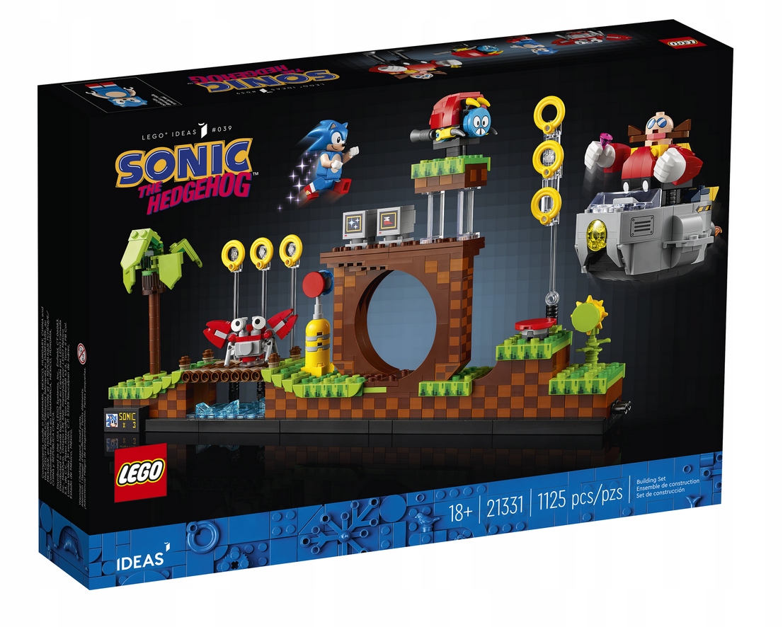 LEGO 21331 IDEAS SONIC THE HEDGEHOG GREEN HILL ZON