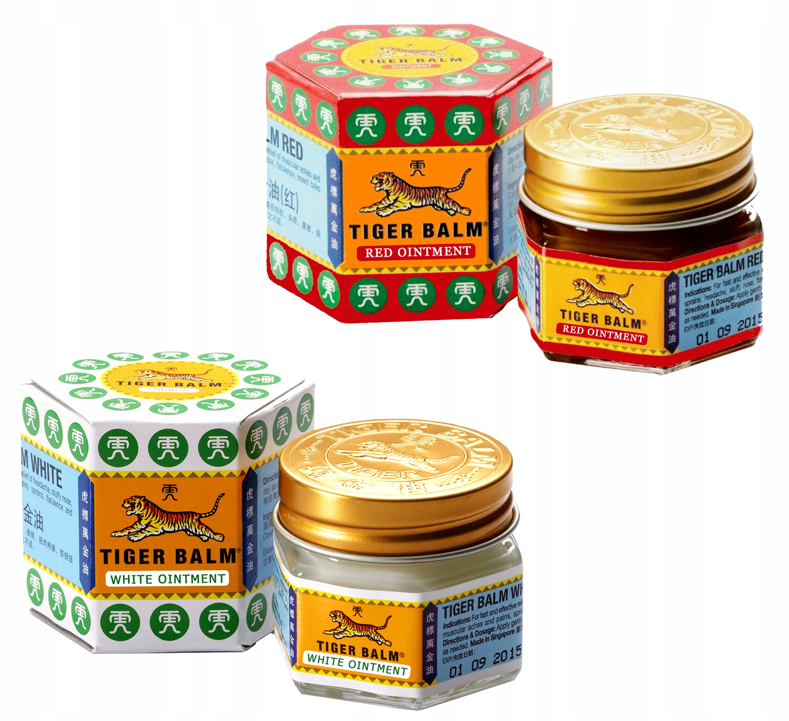 

Zestaw Tiger Balm Maść Tygrysia Czerwona I Biała