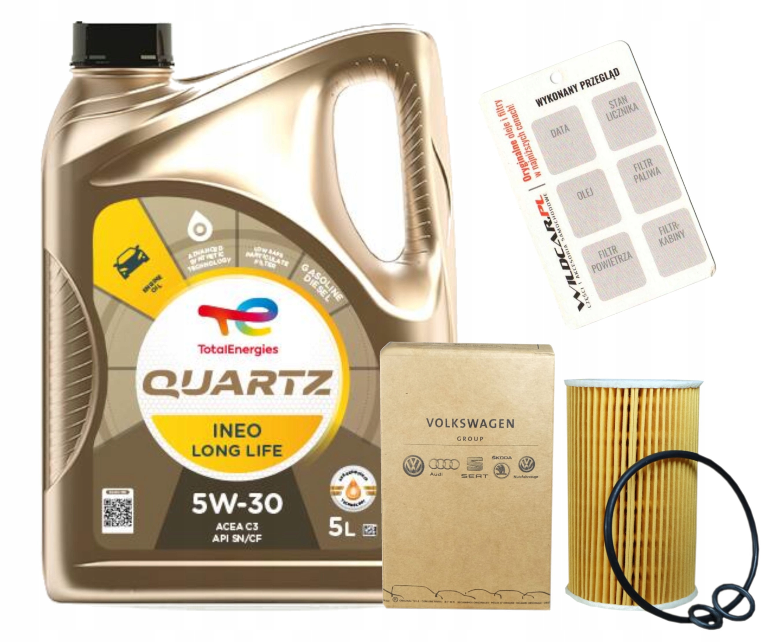Filter olej 5W30 LL Audi Seat Škoda Vw 1.6 2.0 Tdi