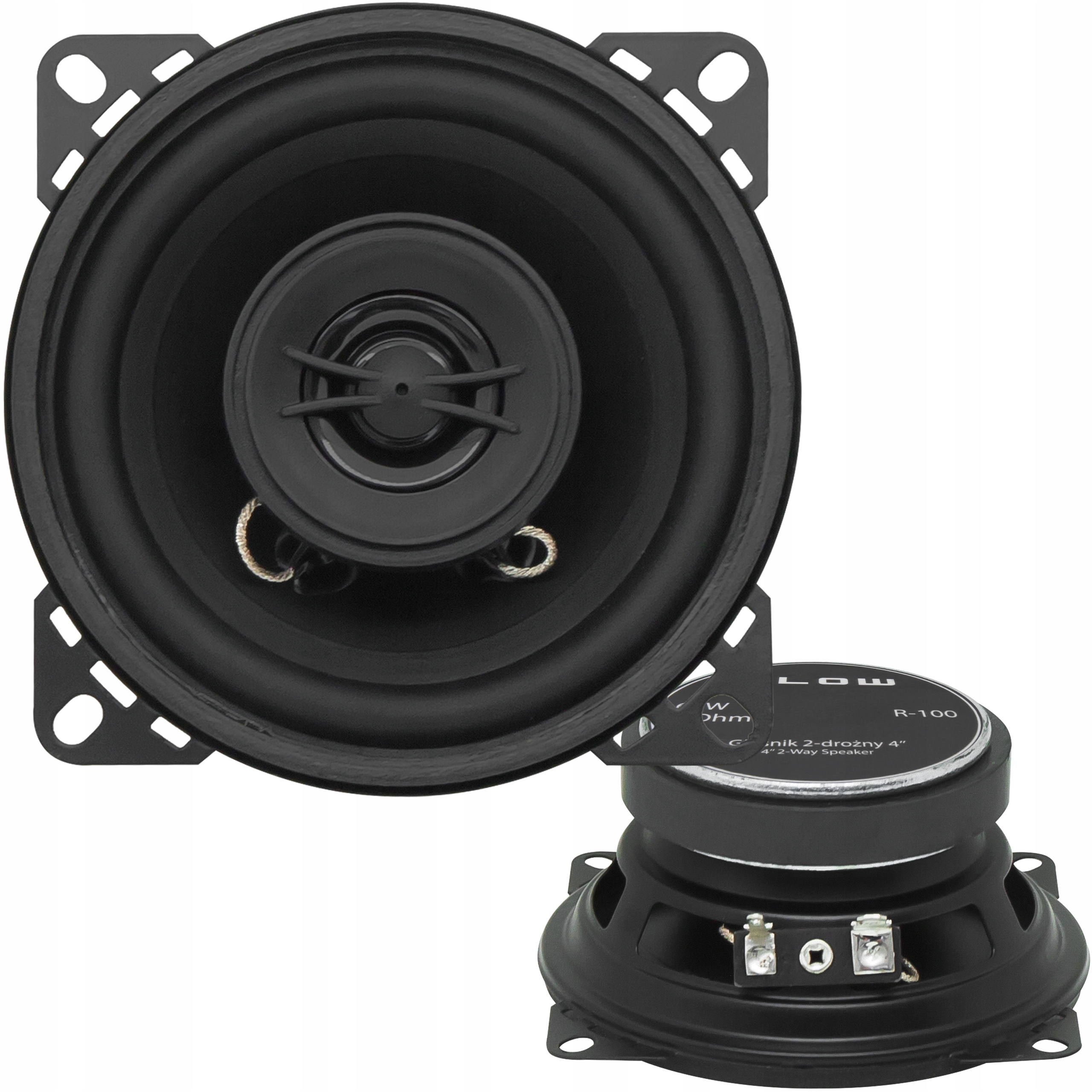 

Głośniki samochodowe Blow 2x dwudrożne 10cm 65W