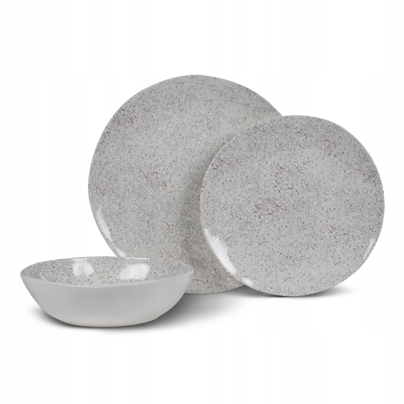 Zestaw obiadowy KAMPA Natural Stone 12cz 4 osoby