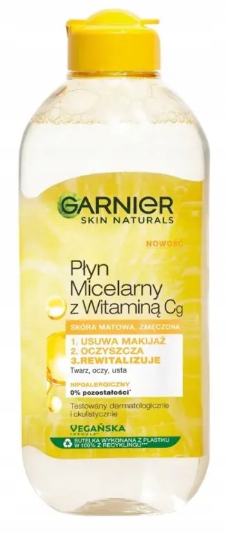 

Garnier Płyn micelarny do twarzy Witamina C, 400ml