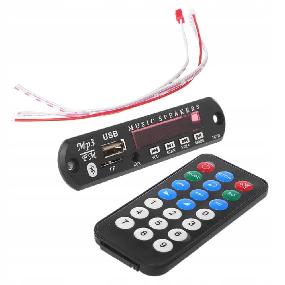

Moduł Odtwarzacza Bluetooth MP3 Aux Radio Usb