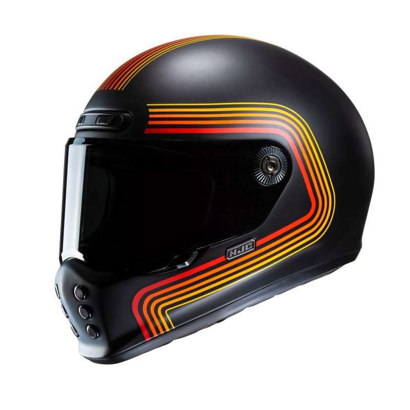 Motocyklová Prilba Hjc V10 Foni Black Red M