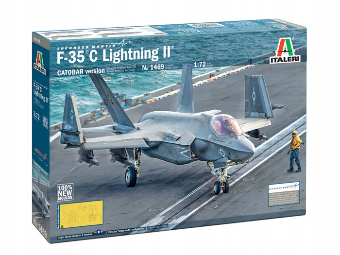 Letadlo Lockheed Martin F-35C Lightning II Catobar model 1469 Italeri