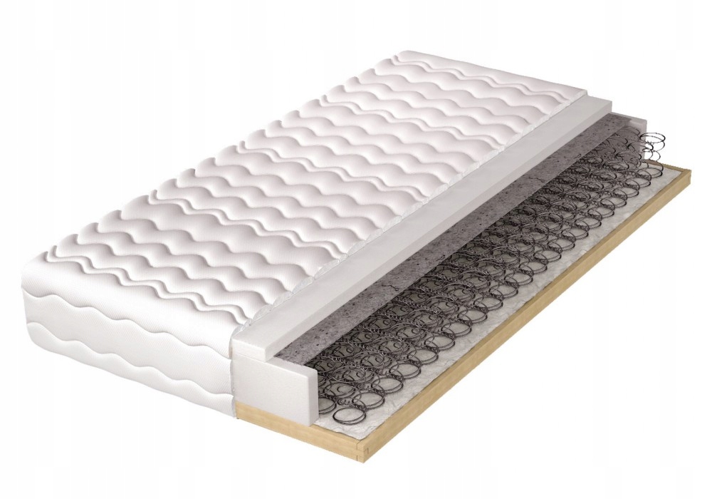 SENTO DS-1 materac na drewnianym stelażu 140x200! Informacje dodatkowe zdejmowany pokrowiec