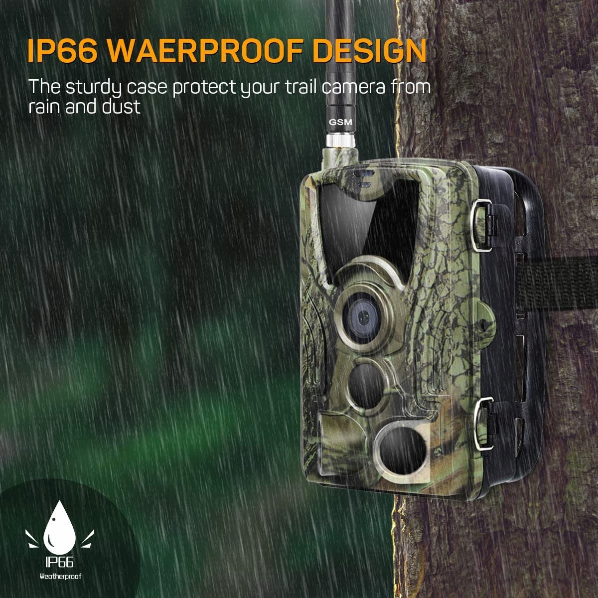 KAMERA NA BATERIE FOTOPUŁAPKA 20MPX MMS SMS E-MAIL Marka Suntek