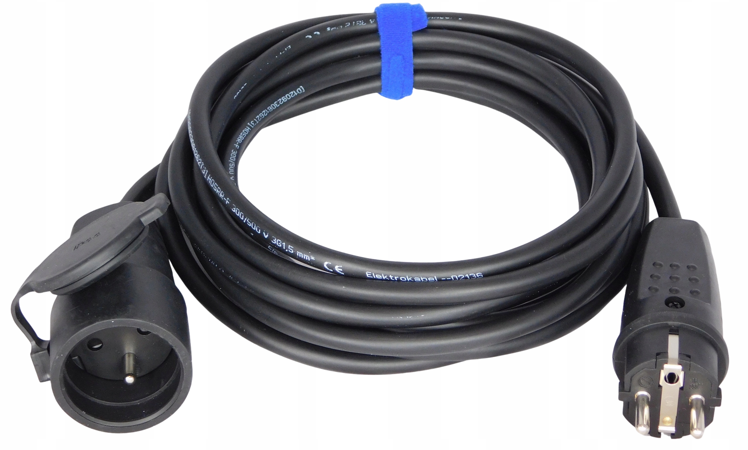 MOCNY PRZEDŁUŻACZ SIECIOWY ELEKTROKABEL IP44 2P+PE 3x1,5mm2 7,5m