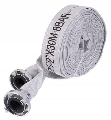 

Wąż strażacki pożarniczy 2" 52mm 30m złączki
