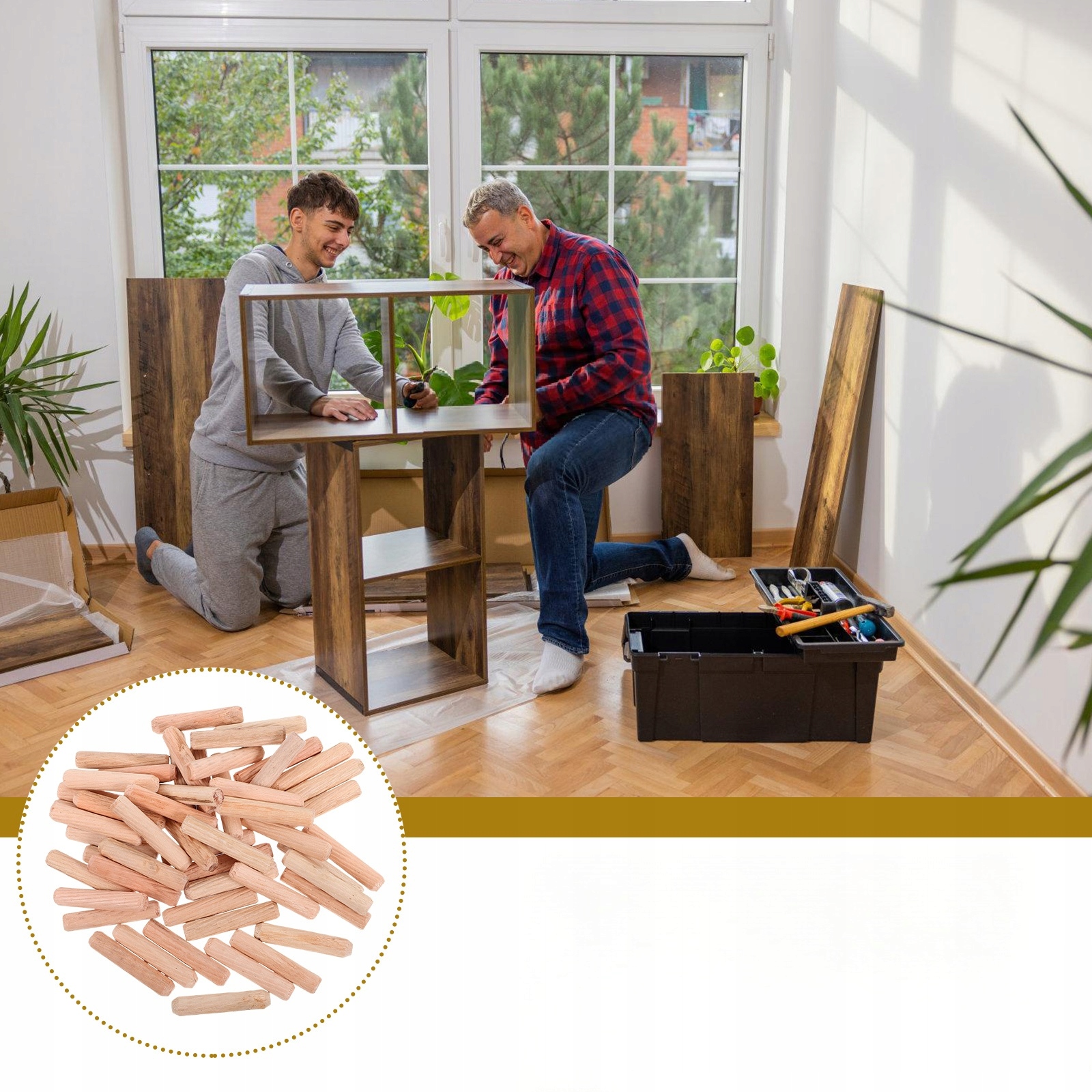 ZABAWKI DO OBRÓBKI DREWNA KOŁKI DREWNIANE Marka bez marki