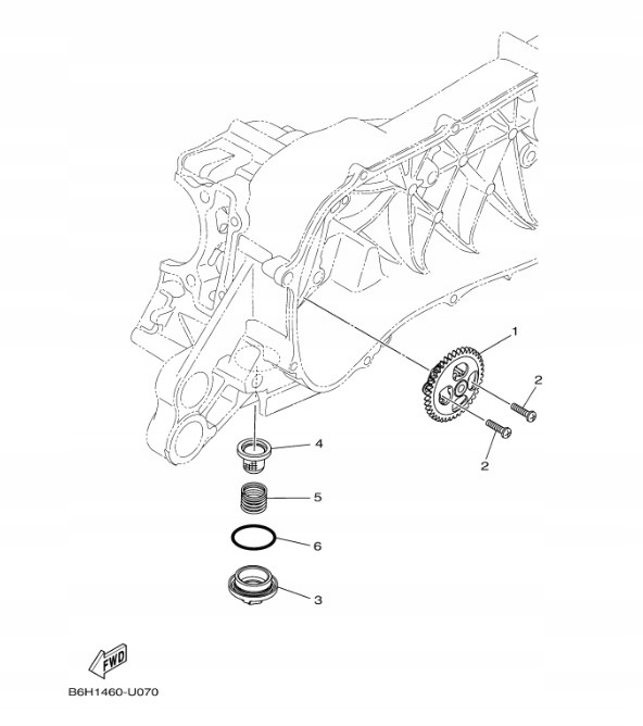 Uszczelka, oring YAMAHA XMAX