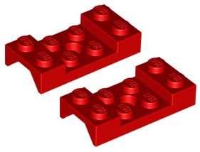 

Lego Nadkole 2x4 Czerwone (60212/4600176) x2