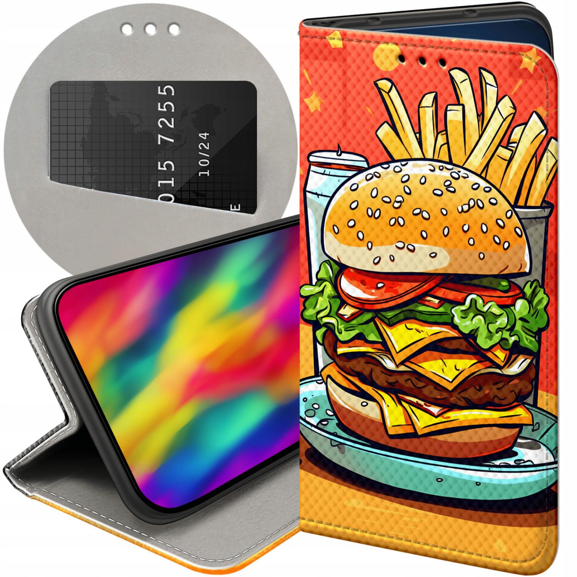 Etui Do Samsung Galaxy S22 Plus S22 Pro Hamburger Burgery Fast-food